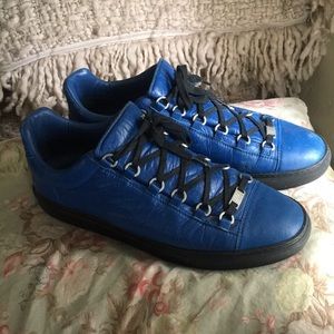Black and blue authentic Balenciaga shoes 🔥